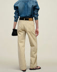 Column Leg Jean in Cotton Denim