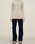Riona Rollneck in Slub Cotton