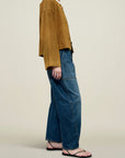Sade Cropped Jacket in Suede