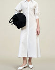 Marla Dolman Shirtdress in Soft Cotton