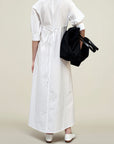 Marla Dolman Shirtdress in Soft Cotton