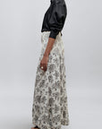 Freja Skirt in Rose Brocade