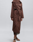 Dorothy Trench Coat in Cotton Nylon