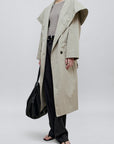 Dorothy Trench Coat in Cotton Nylon