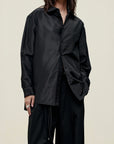 Signature Button Down in Silk Taffeta