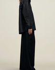 Signature Button Down in Silk Taffeta