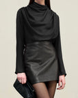 Tabitha Blouse in Silk Georgette
