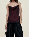 Zia Cowl Tank in Trapped Silk