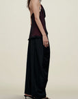 Zia Cowl Tank in Trapped Silk