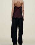 Zia Cowl Tank in Trapped Silk