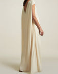 Juliette Gown in Milk Foil Chiffon
