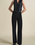 Bodice Suit Vest in Black Tuxedo