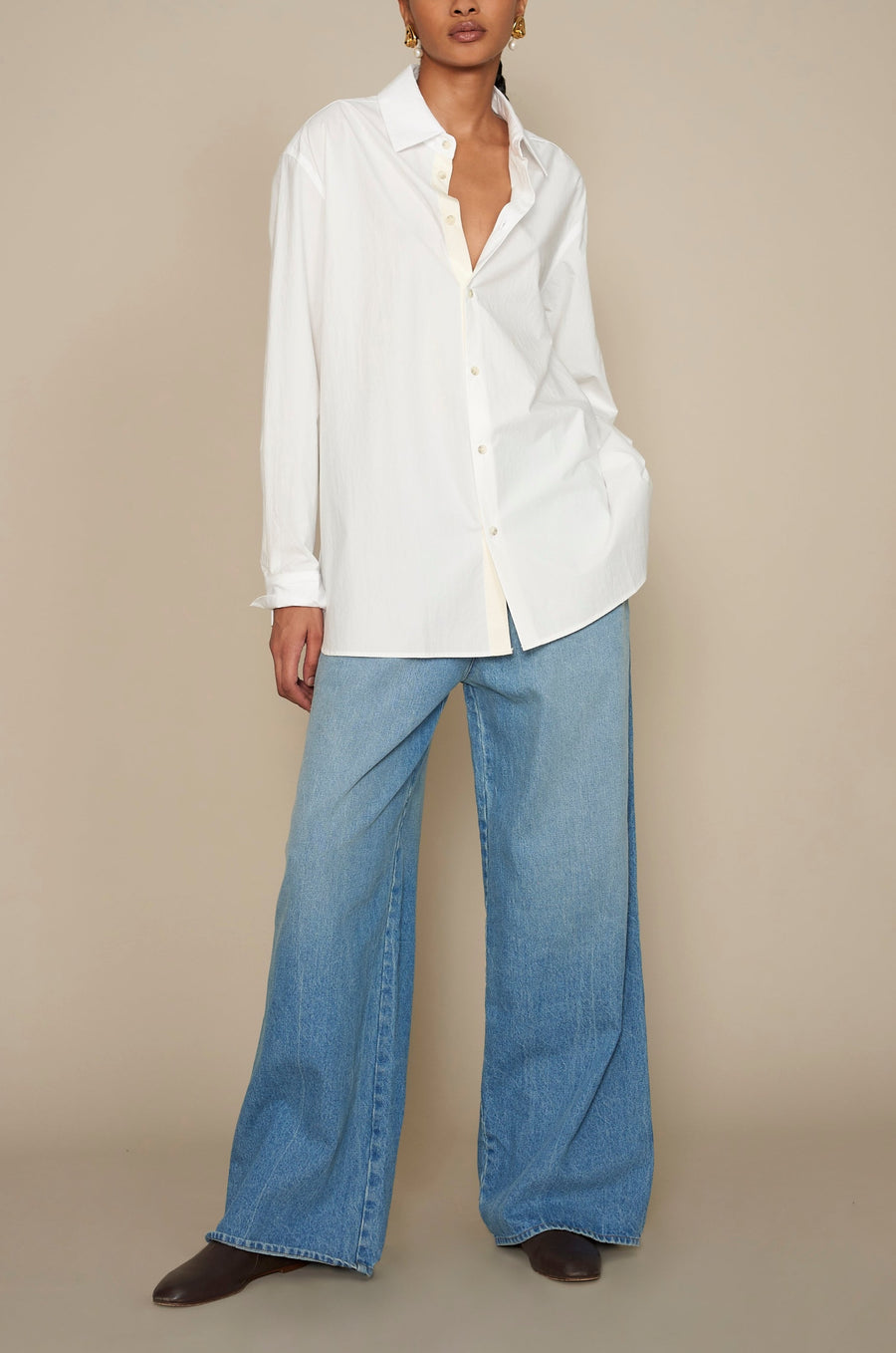 Signature Button Down in Wrinkle Cotton