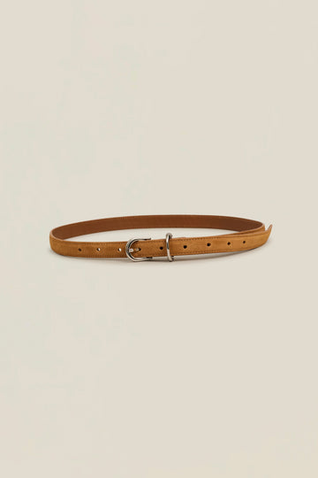 Bea Slim Belt in Camel