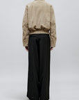 Liam Leather Bomber in Suede