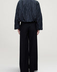 Sadie Windbreaker in Steel Taffeta