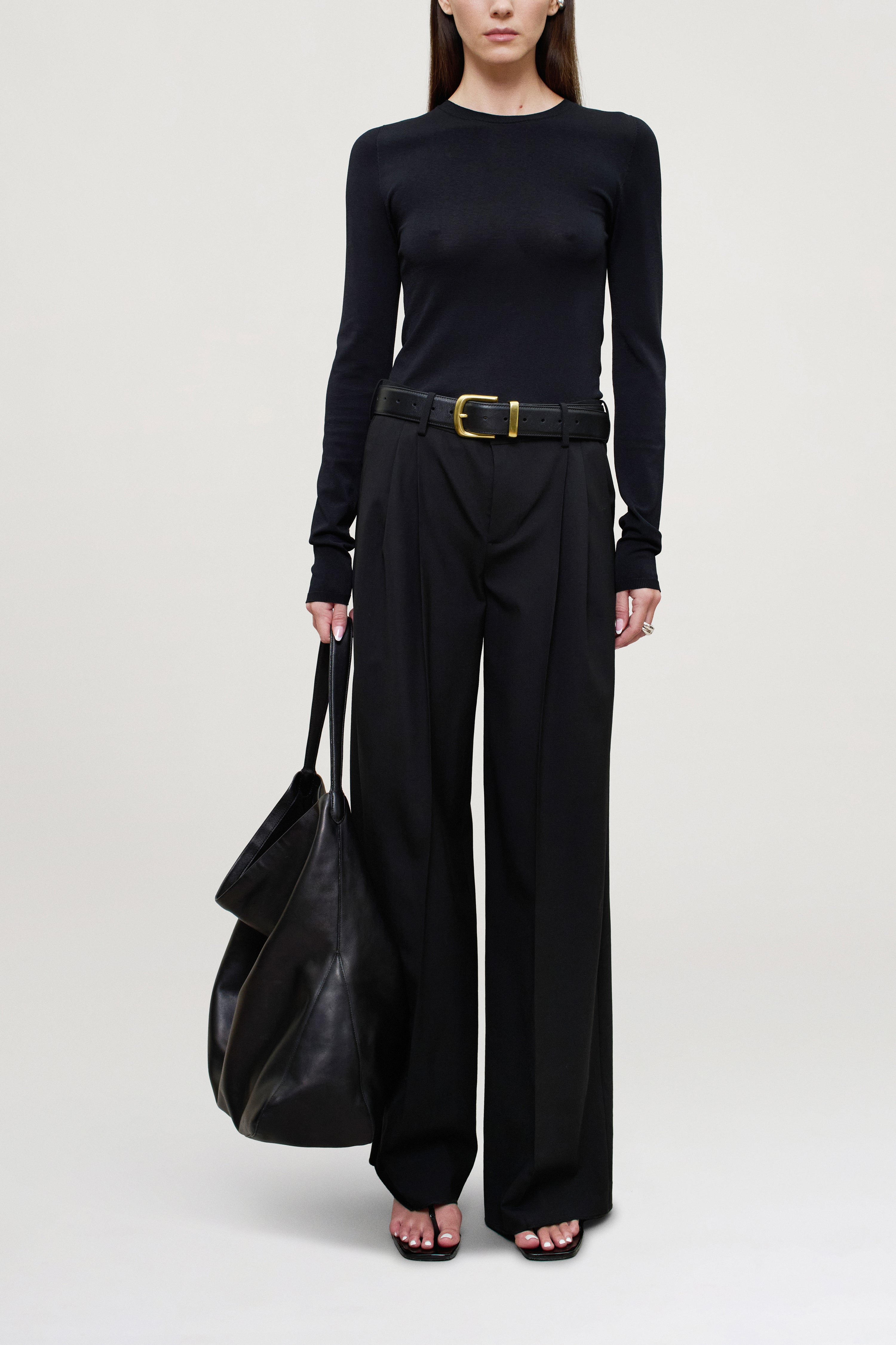 Zana Fitted Long Sleeve in Compact Viscose