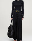 Zana Fitted Long Sleeve in Compact Viscose