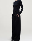 Zana Fitted Long Sleeve in Compact Viscose