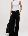 Roxana Low Rise Trouser in Tropical Wool