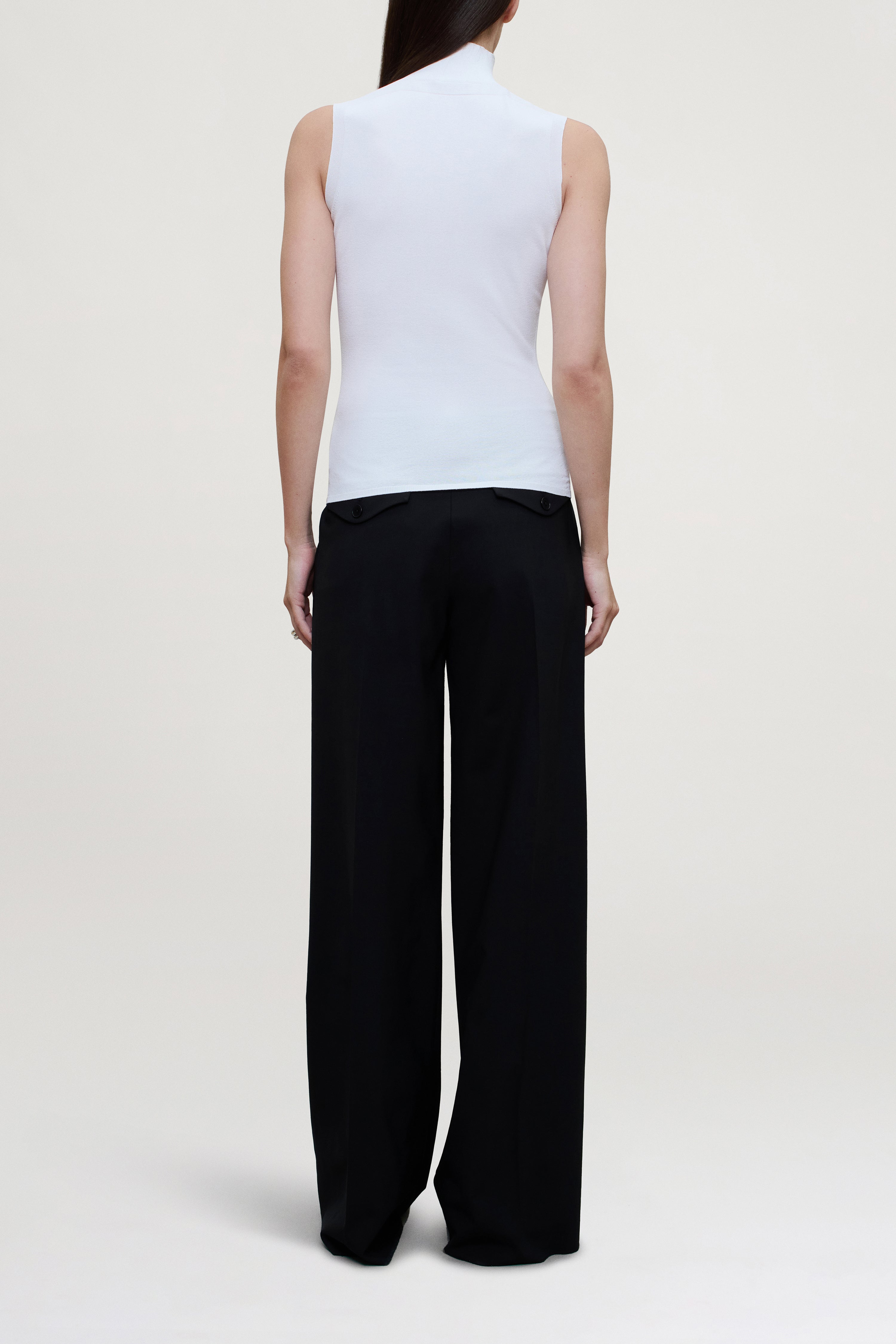 Roxana Low Rise Trouser in Tropical Wool