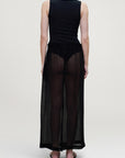 Portia V-Neck Bodysuit in Compact Viscose