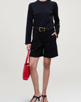 Roxana Short in Tropical Wool