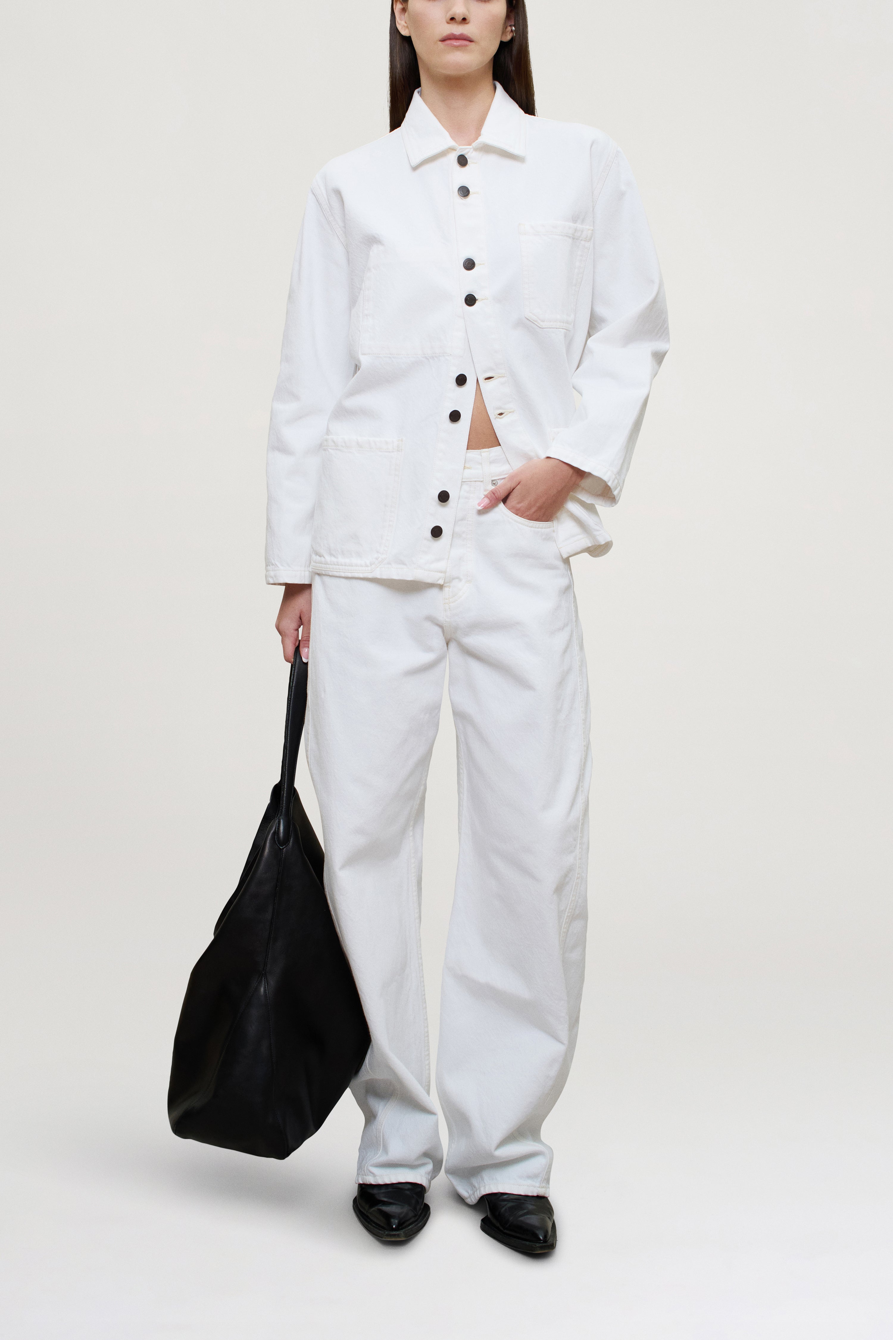 Jacques Worker Jacket in Cotton Denim