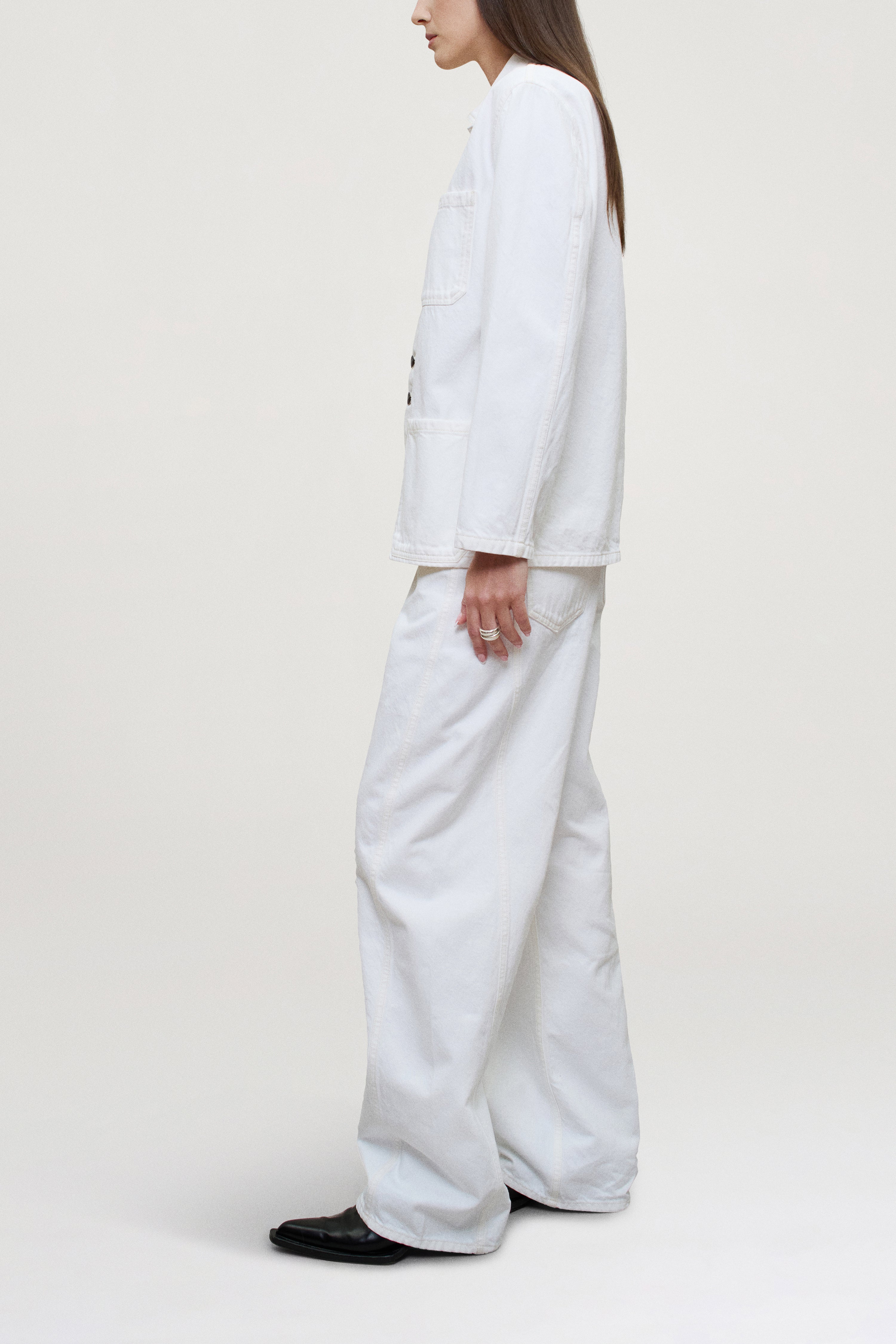 Jacques Worker Jacket in Cotton Denim