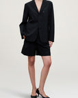 Roxana Short in Tropical Wool