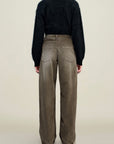 Column Leg Jean in Distressed Corduroy