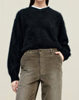 Lena V-Neck in Brushed Cashmere