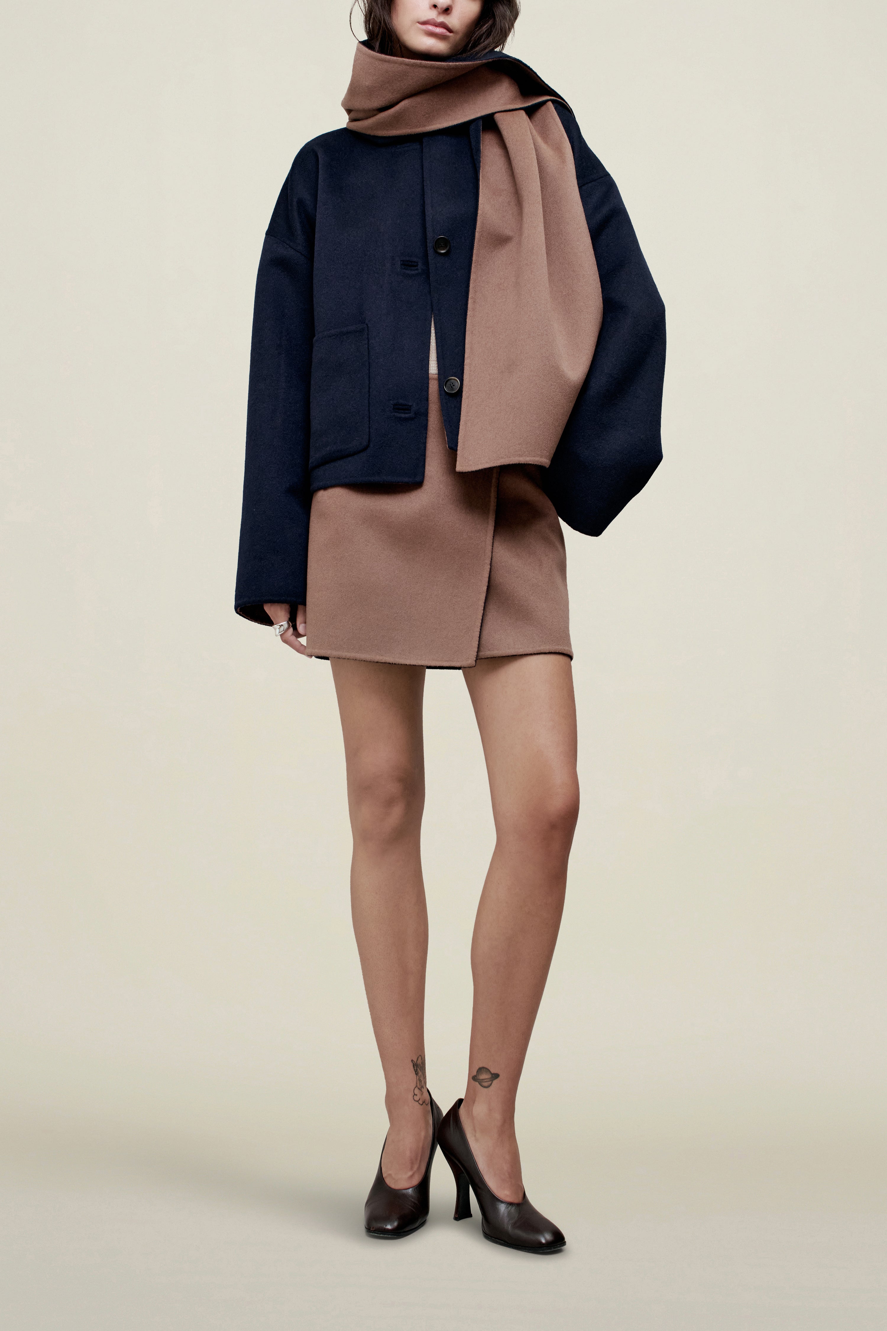 Palisade Reversible Jacket in Doubleface Wool