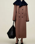 Dorothy Doubleface Coat in Reversible Virgin Wool