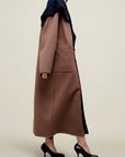 Dorothy Doubleface Coat in Reversible Virgin Wool