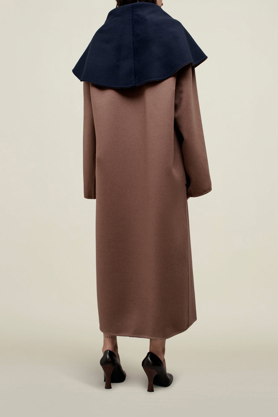 Dorothy Doubleface Coat in Reversible Virgin Wool