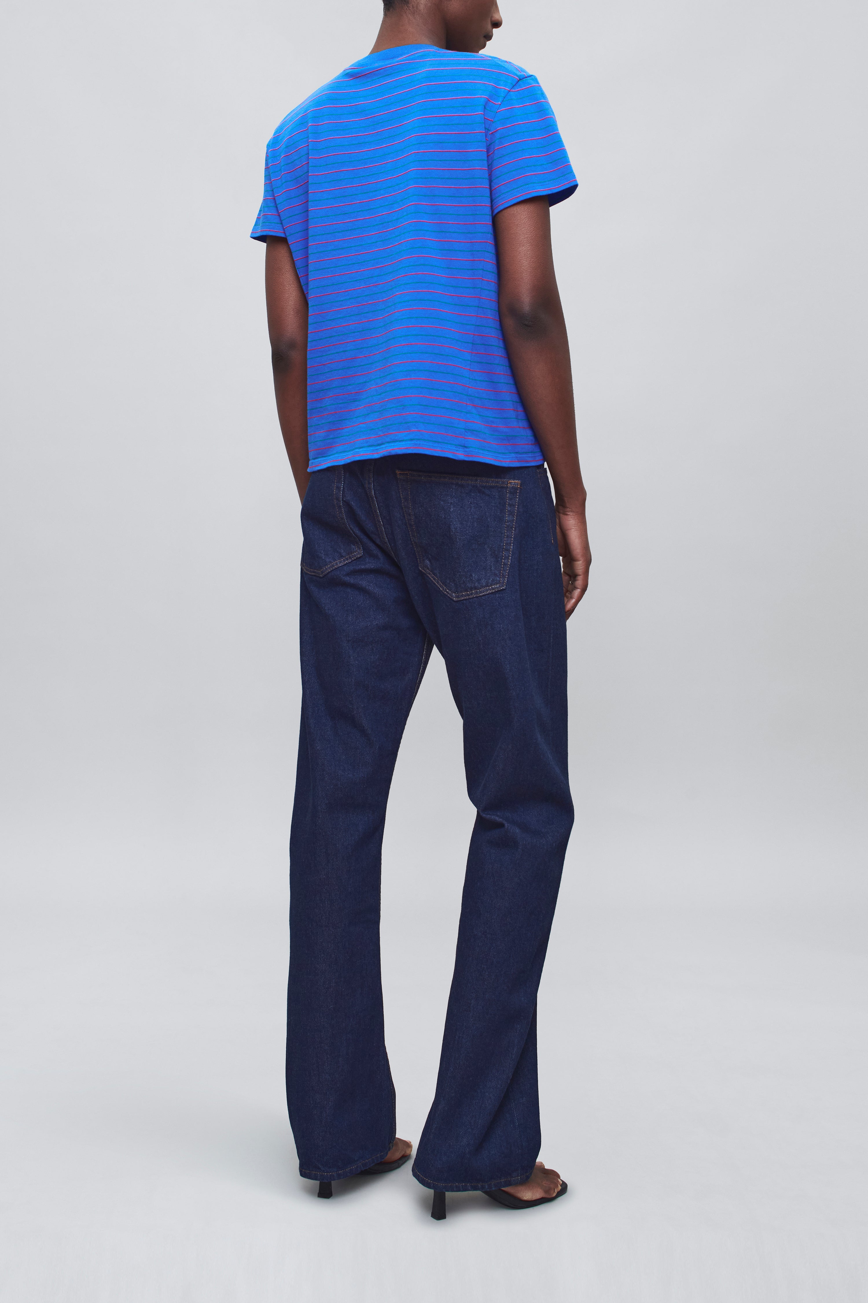 Adina Low-Rise Jean in Raw Enzyme