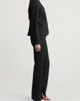 Iman Shrunken Blazer in Tropical Wool