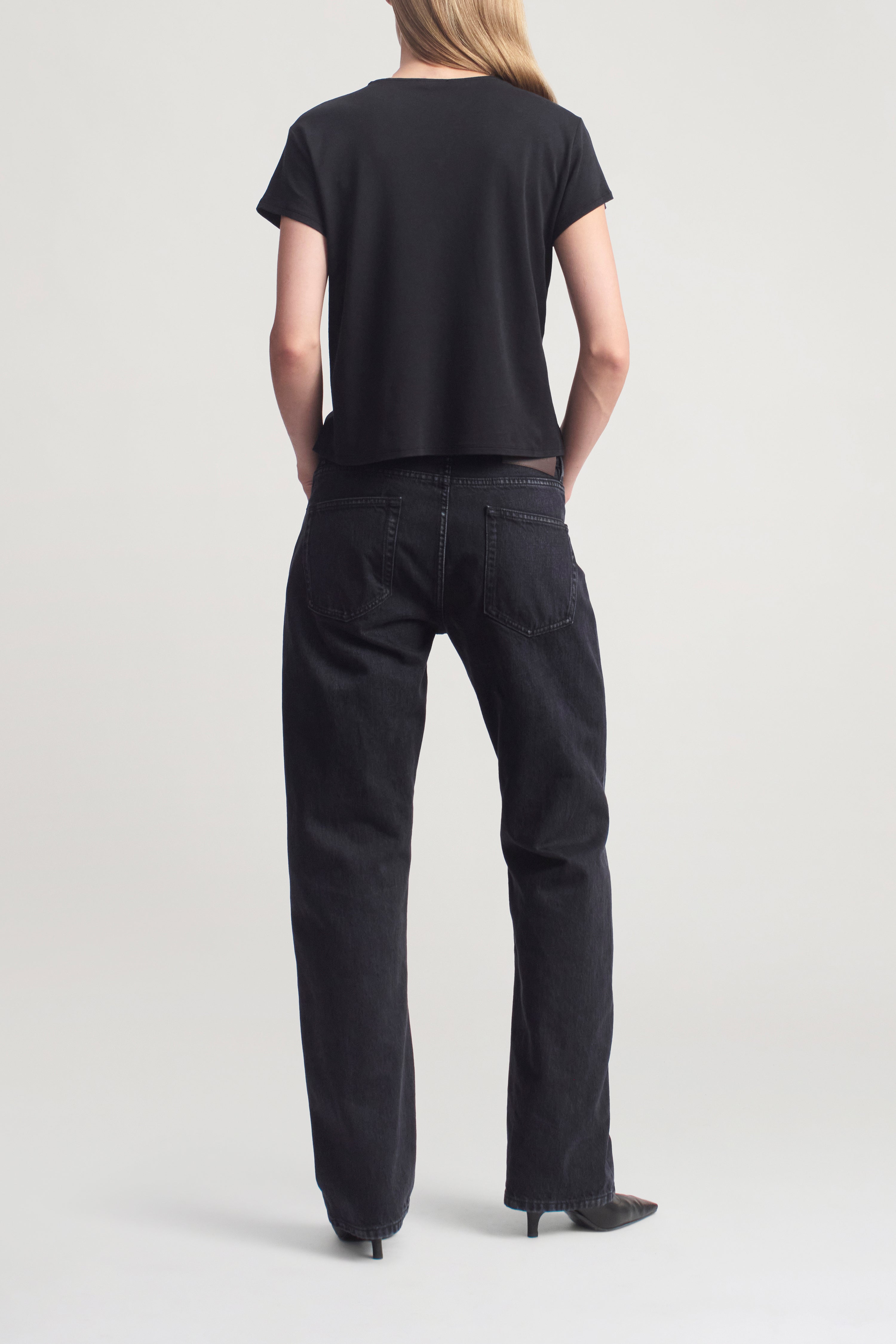 Willa Baby Tee in Black