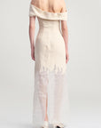 Selima Dress in Bouclé Burnout