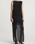 Grove Cocoon Dress in Bouclé Burnout