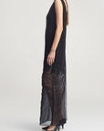 Grove Cocoon Dress in Bouclé Burnout