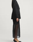 Reed Skirt in Bouclé  Burnout