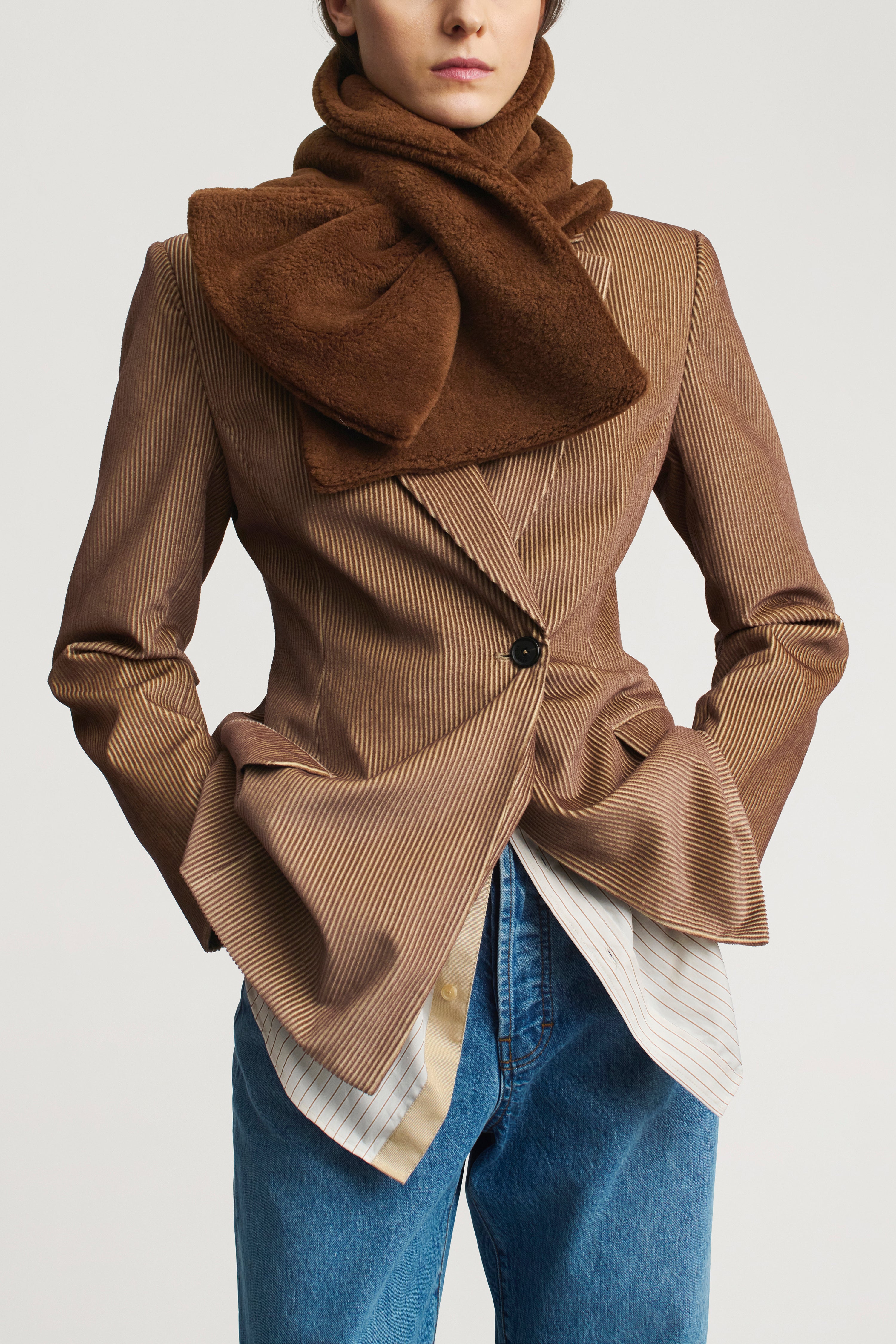 Nell Scarf in Shearling