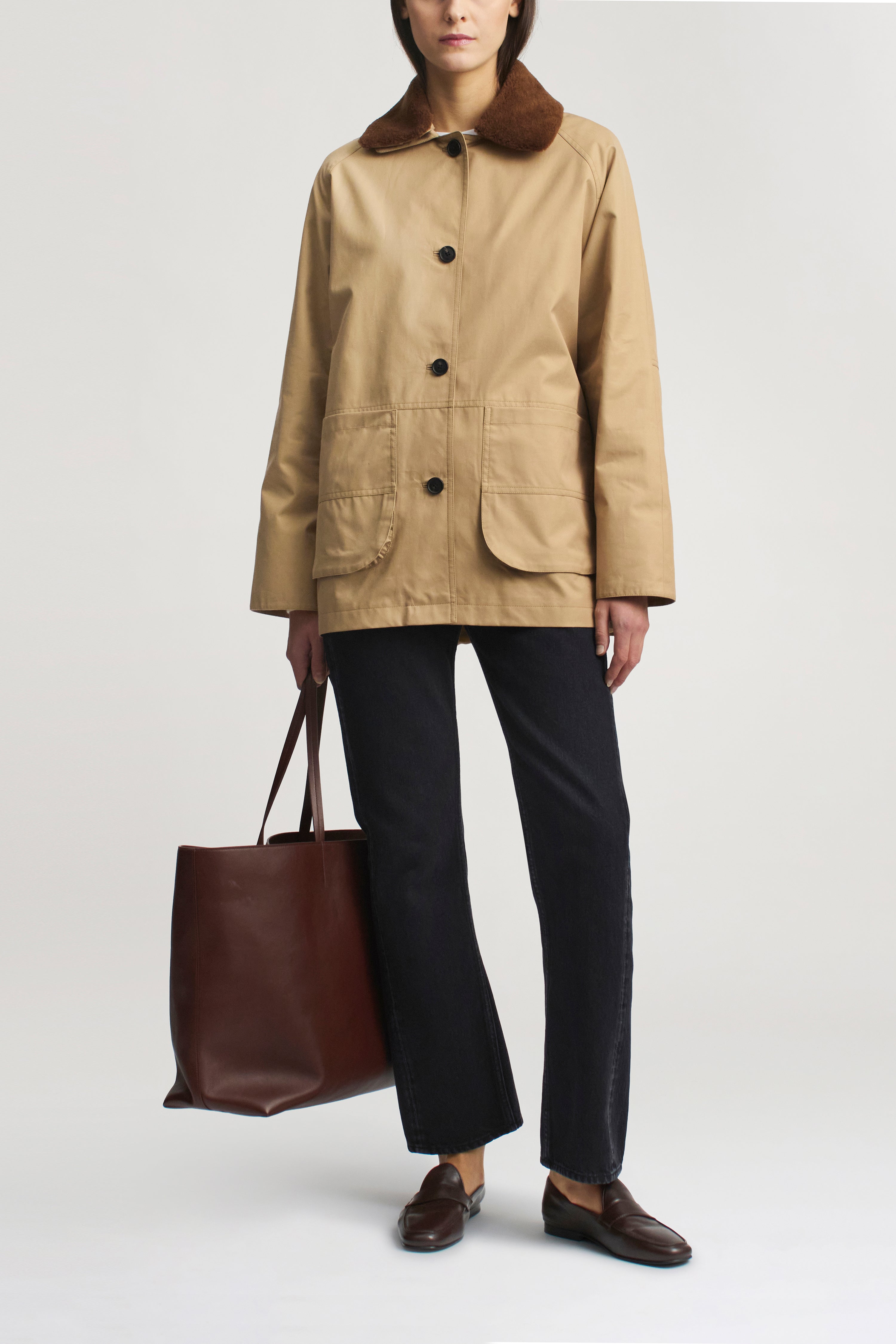 Lottie Jacket in Weatherproof Twill