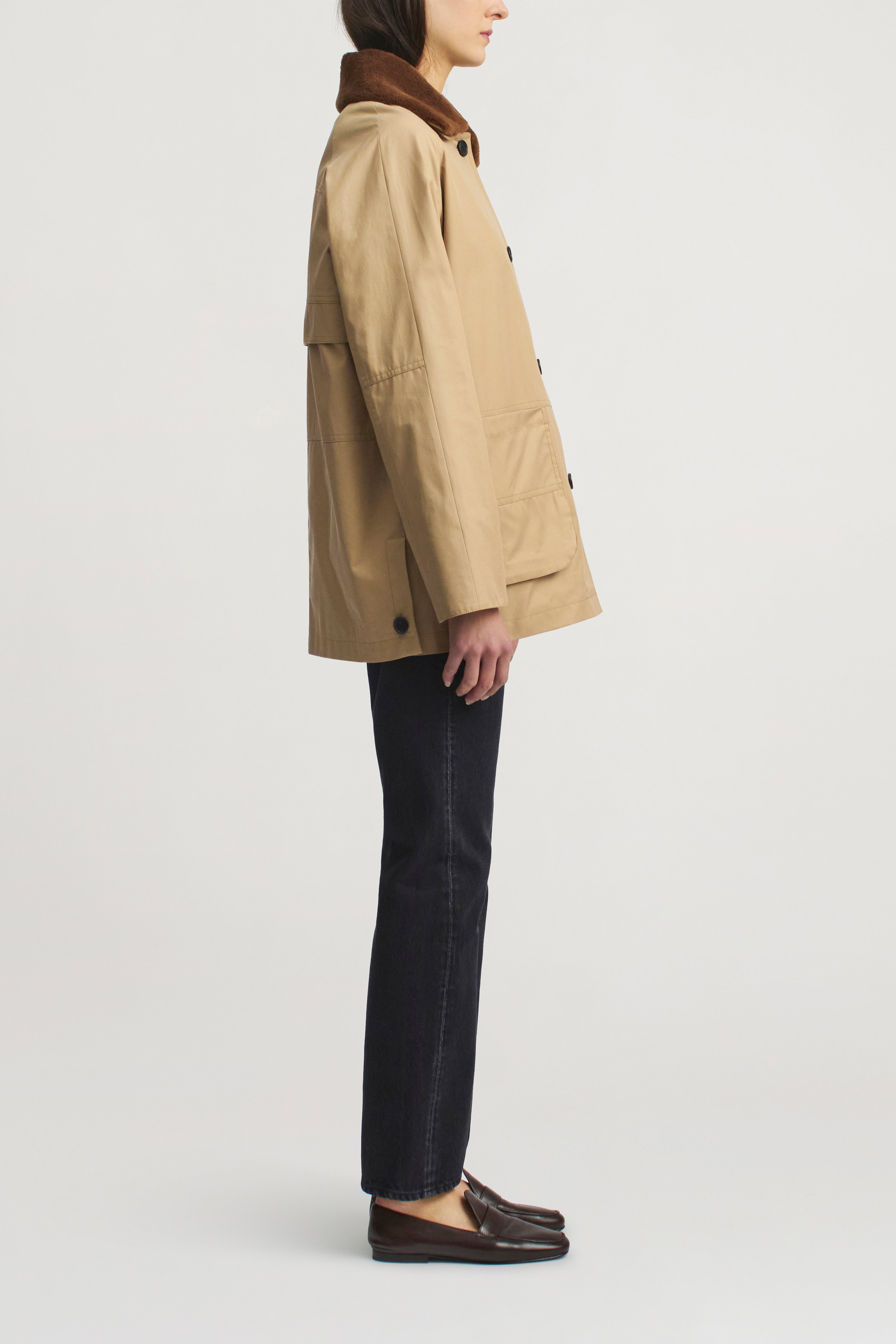 Lottie Jacket in Weatherproof Twill