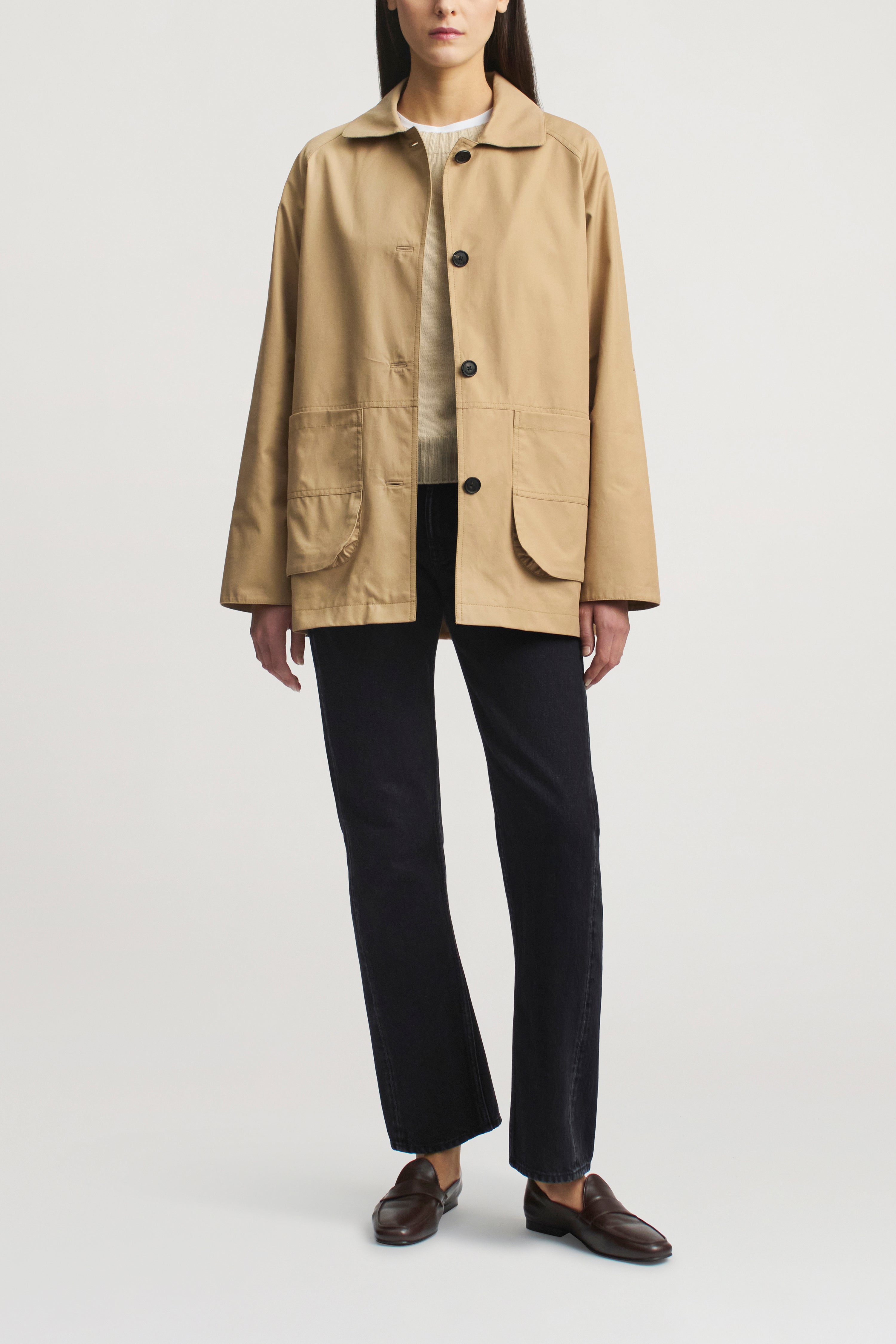 Lottie Jacket in Weatherproof Twill