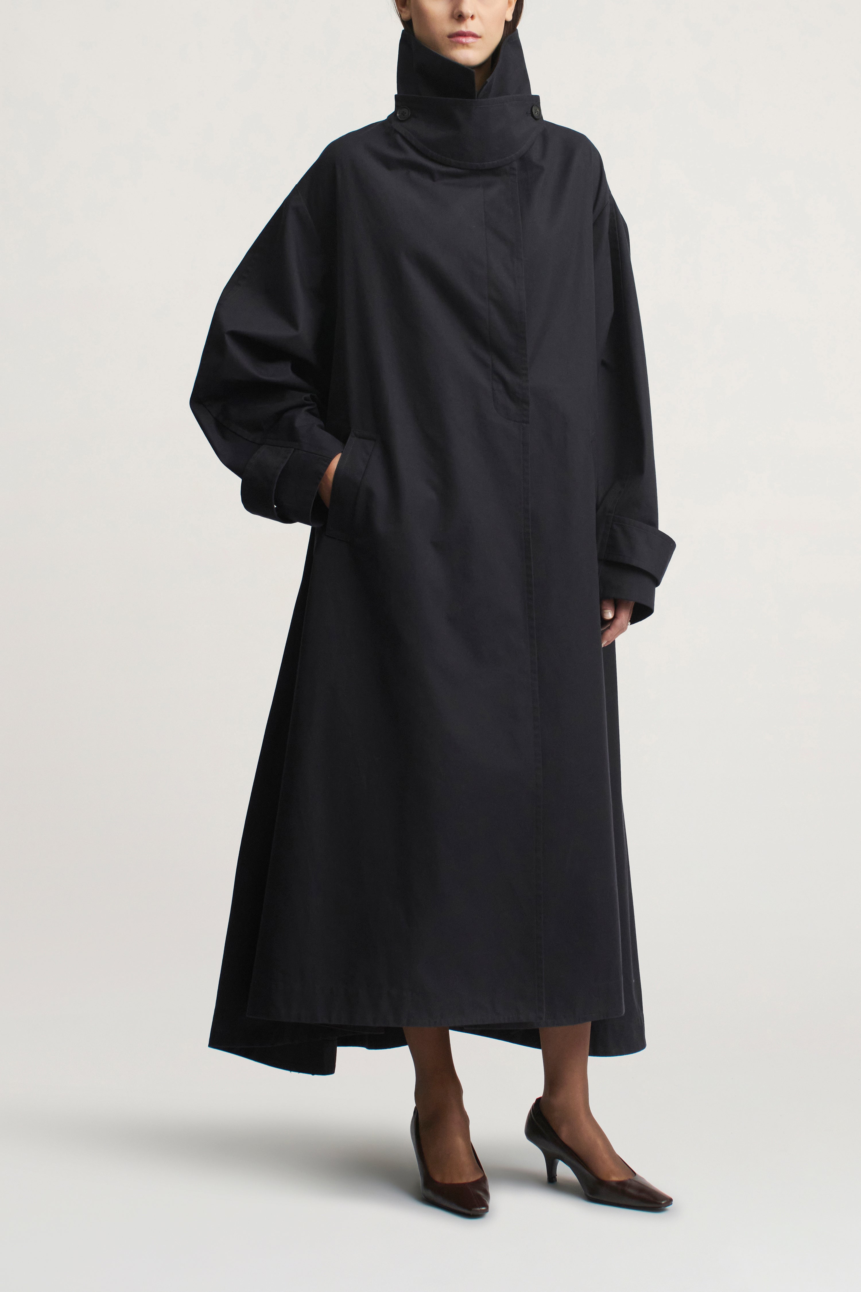 Gabin Trench in Weatherproof Twill