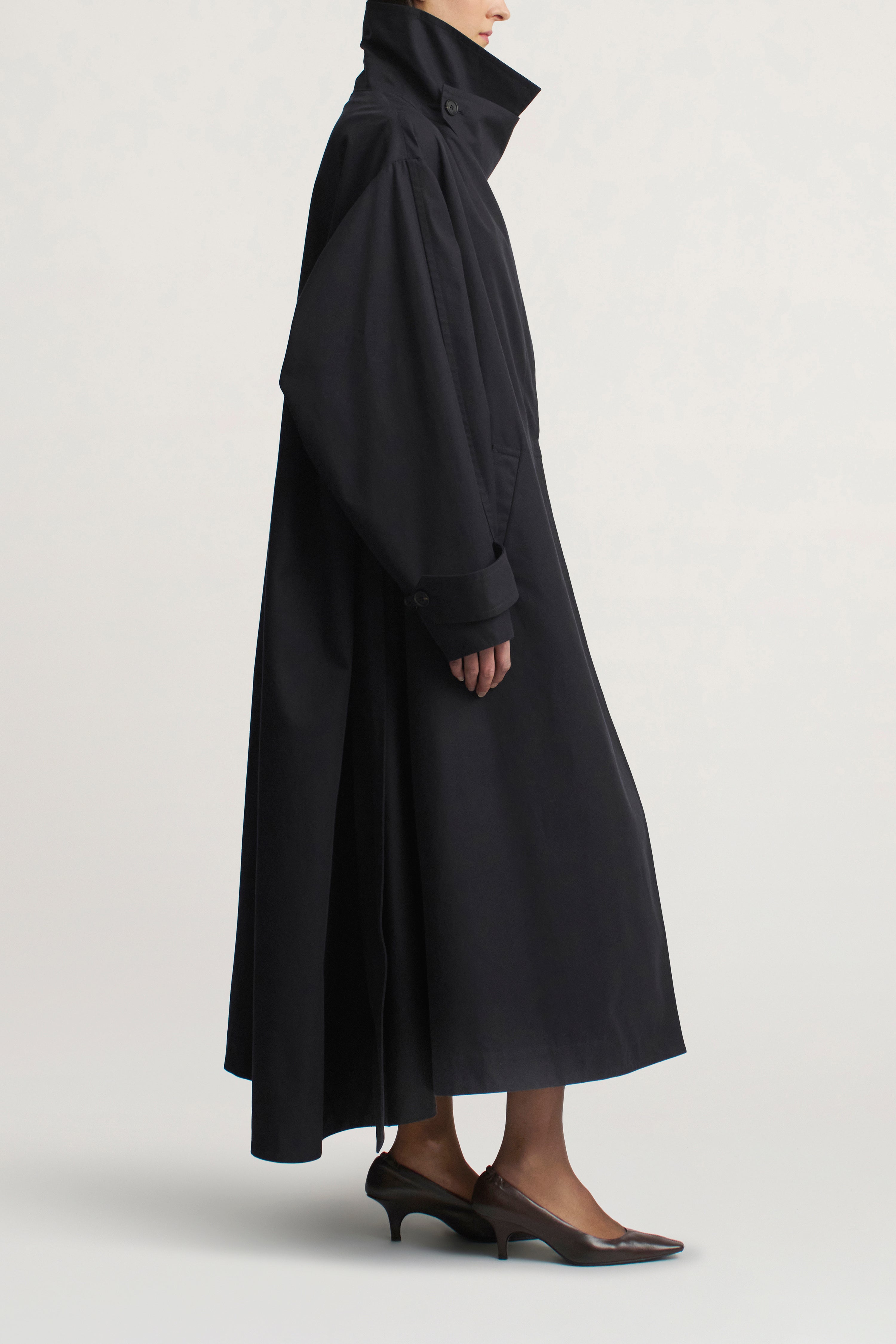 Gabin Trench in Weatherproof Twill