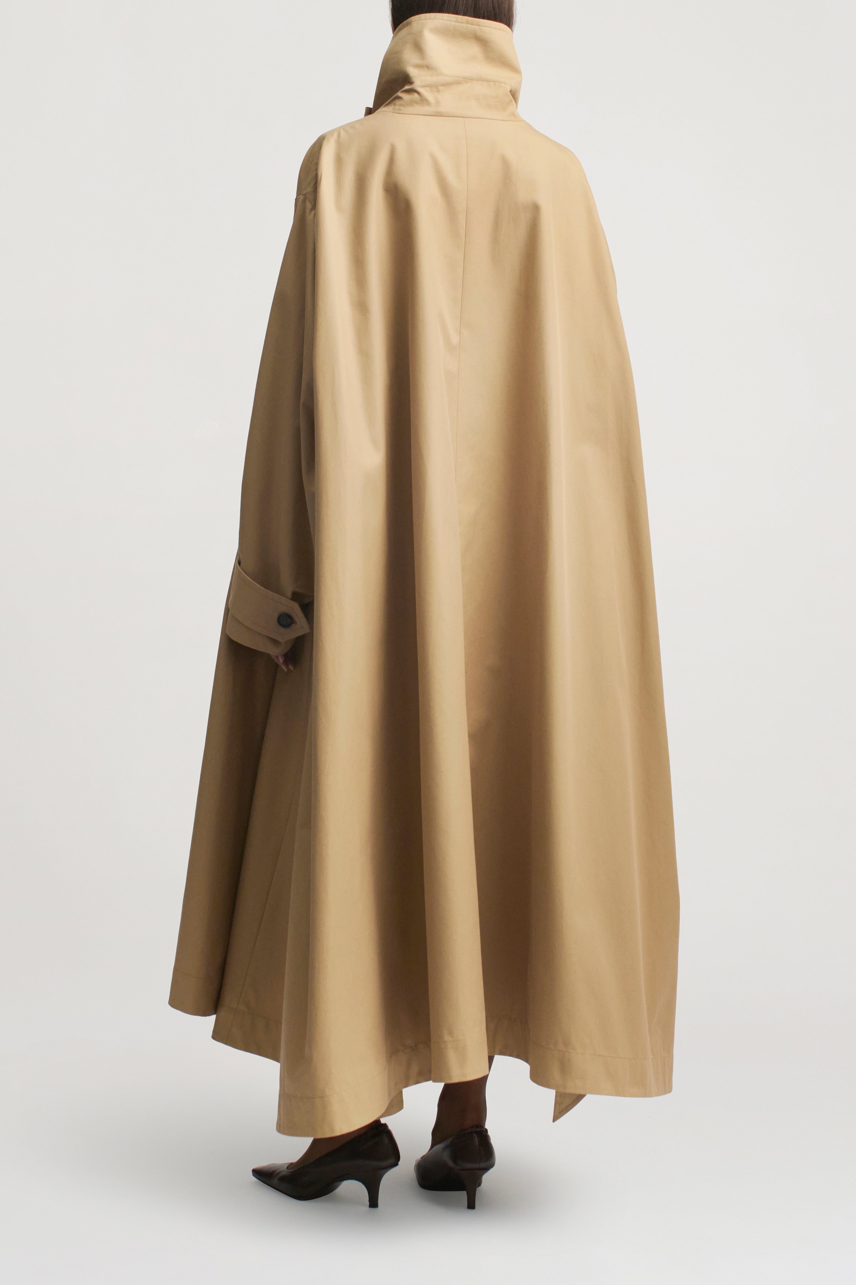 Gabin Trench in Weatherproof Twill